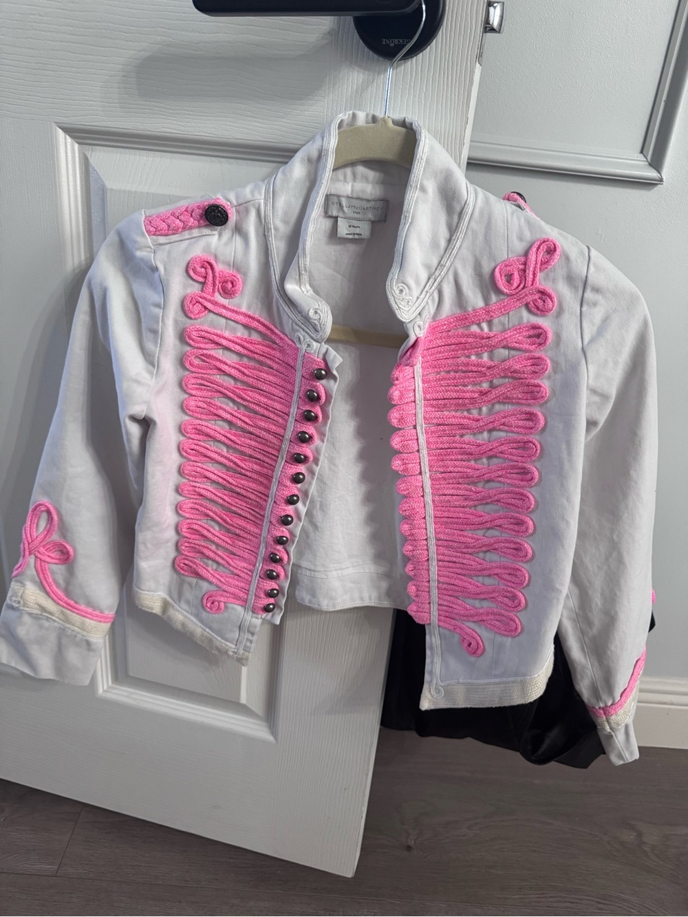 Stella McCartney Kids Napoleon White Jacket